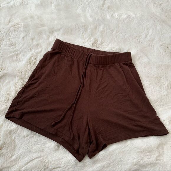 SKIMS brown comfy cozy lounge shorts - Picture 2 of 8
